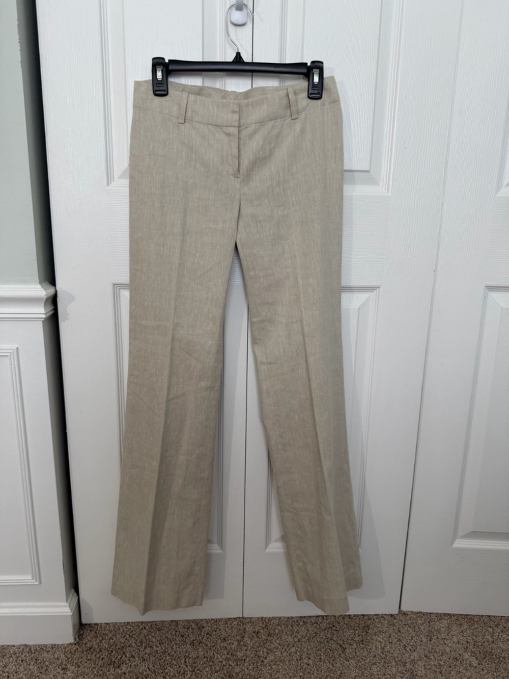 Ann Taylor Beige/Tan Linen Pants